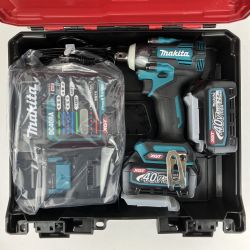 ЗЗ MAKITA マキタ 40v 12.7mm インパクトレンチ バッテリーx2 充電器 ケース付 TW004G ブルー Sランク