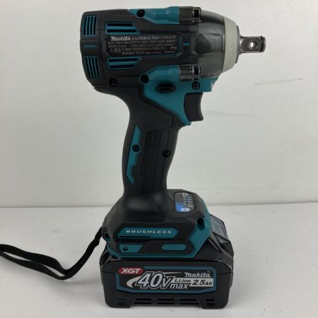 ЗЗ MAKITA マキタ 40v 12.7mm インパクトレンチ バッテリーx2 充電器 ケース付 TW004G ブルー