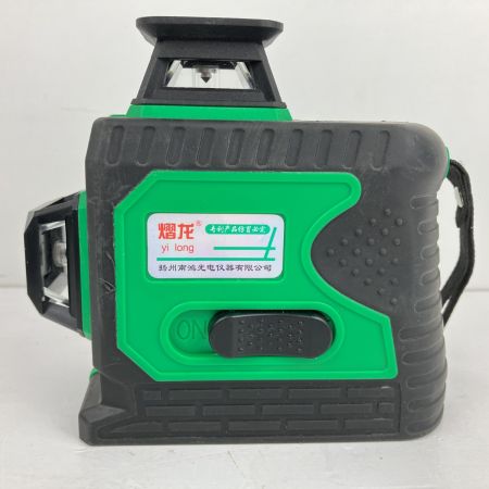 ЗЗ  3.7v グリーンレーザー レーザー墨出し器 バッテリー×2 アダプタ ケース付 YI LONG 3