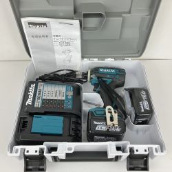 ЗЗ MAKITA マキタ 14.4v 充電式インパクトドライバ 充電器 バッテリー×2 ケース付 TD138D ブルー Sランク
