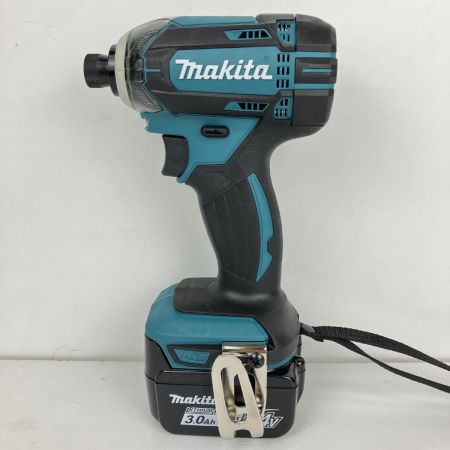 ЗЗ MAKITA マキタ 14.4v 充電式インパクトドライバ 充電器 バッテリー×2 ケース付 TD138D ブルー