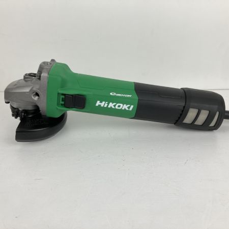 ЗЗ HiKOKI ハイコーキ 100v 100mm ディスクグラインダー ハンドル・取説・外箱付 G10VE2 グリーン×ブラック