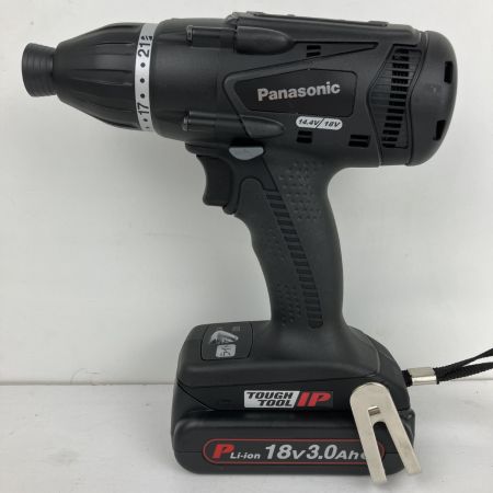 ЗЗ Panasonic パナソニック 14.4v/18v 充電式インパクトドライバ 充電器 バッテリー ケース付 EZ75A9PN2G-B ブラック