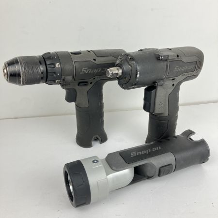 ЗЗ Snap-on スナップオン 14.4v 電動工具セット 30周年記念限定パッケージ 充電器 バッテリー×2 外箱付 CKJ861SOJ30 ブラック