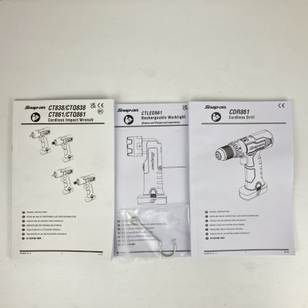 ЗЗ Snap-on スナップオン 14.4v 電動工具セット 30周年記念限定パッケージ 充電器 バッテリー×2 外箱付 CKJ861SOJ30 ブラック