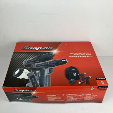 ЗЗ Snap-on スナップオン 14.4v 電動工具セット 30周年記念限定パッケージ 充電器 バッテリー×2 外箱付 CKJ861SOJ30 ブラック