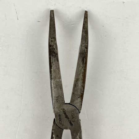 ЗЗ Snap-on スナップオン 全長276ｍｍ ロングノーズプライヤー 本体のみ 411BCP レッド