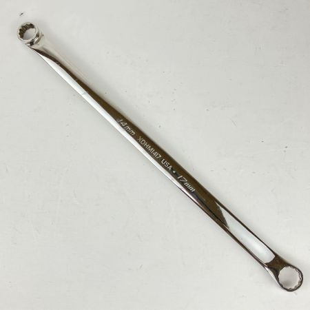 ЗЗ Snap-on スナップオン 14/17mm メガネレンチ15°オフセット 本体のみ XDHM1417 シルバー