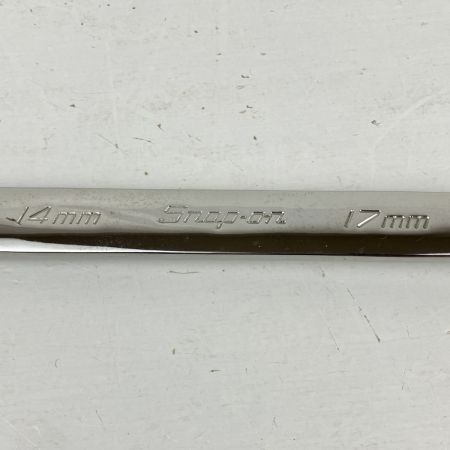 ЗЗ Snap-on スナップオン 14/17mm メガネレンチ15°オフセット 本体のみ XDHM1417 シルバー