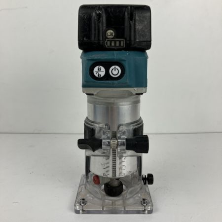 ЗЗ MAKITA マキタ 18v 充電式トリマー バッテリーx1 ガイド付 RT50D ブルー