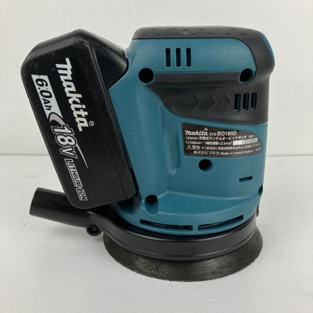 ЗЗ MAKITA マキタ 18v 125mm 充電式サンダー バッテリーx1付 BO180D ブルー