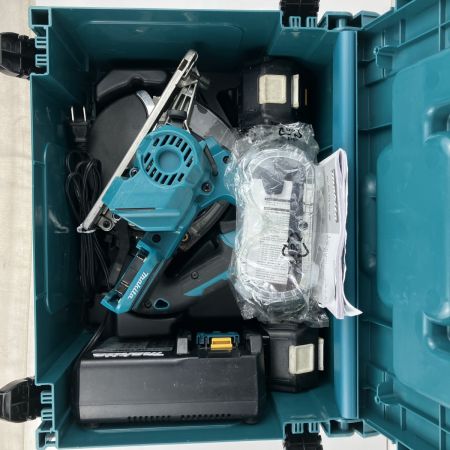 ЗЗ MAKITA マキタ 18v 150mm チップソーカッタ バッテリーx2 充電器 ケース付 CS553D ブルー