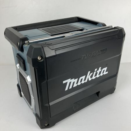 ЗЗ MAKITA マキタ 14.4v 18v 充電式ラジオ付テレビ B-CASカード アンテナ付き TV100 ブルー