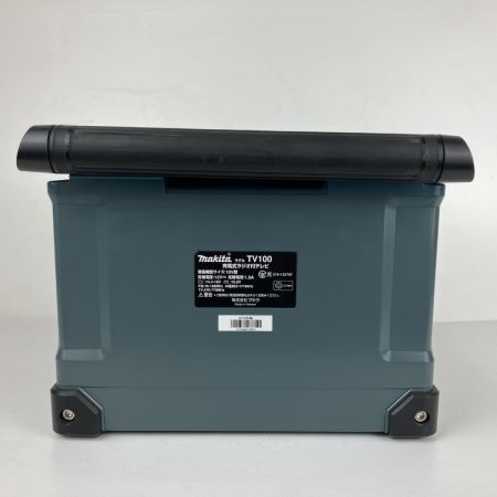 ЗЗ MAKITA マキタ 14.4v 18v 充電式ラジオ付テレビ B-CASカード アンテナ付き TV100 ブルー