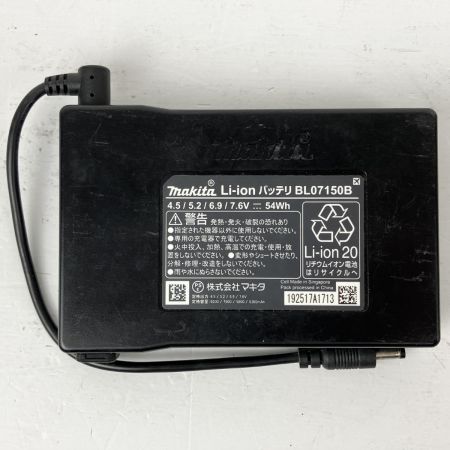 ЗЗ MAKITA マキタ 100v ファンジャケット用バッテリー ACアダプタ 外箱付 BL07150B ブラック