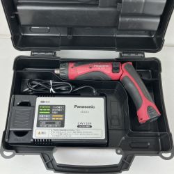 ЗЗ Panasonic パナソニック 3.6v 充電式ペンドライバドリル 充電器 バッテリー ケース付 EZ7410 レッド Cランク
