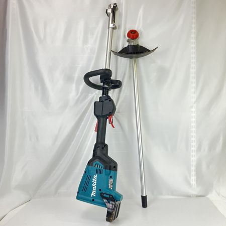 ЗЗ MAKITA マキタ 18v+18v スプリットモータ 刈払機 刈払アタッチメント キャリーケース付 ※充電器・バッテリーなし MUX60D ブルー