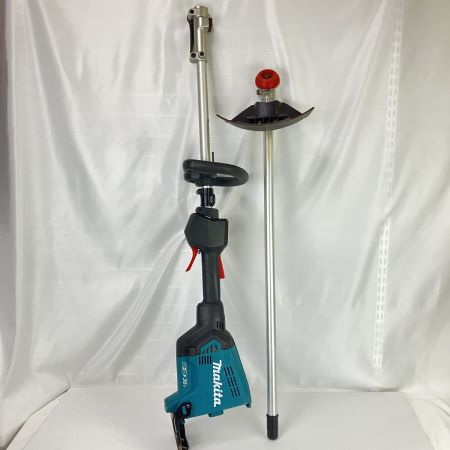 ЗЗ MAKITA マキタ 18v+18v スプリットモータ 刈払機 刈払アタッチメント キャリーケース付 ※充電器・バッテリーなし MUX60D ブルー