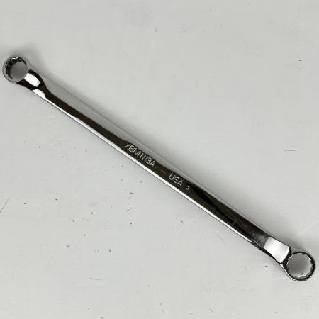 ЗЗ Snap-on スナップオン 11mm/13mm 10度オフセットメガネレンチ 本体のみ XBM1113A シルバー