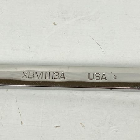 ЗЗ Snap-on スナップオン 11mm/13mm 10度オフセットメガネレンチ 本体のみ XBM1113A シルバー