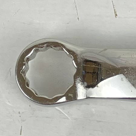 ЗЗ Snap-on スナップオン 11mm/13mm 10度オフセットメガネレンチ 本体のみ XBM1113A シルバー