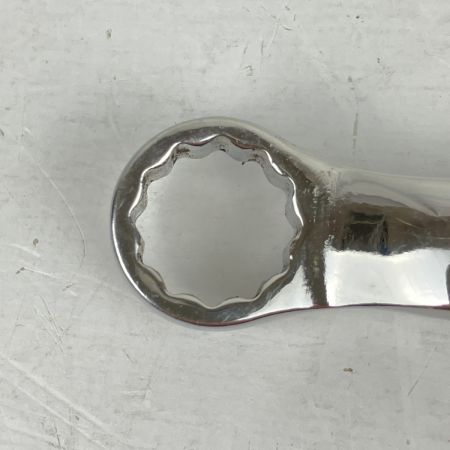 ЗЗ Snap-on スナップオン 11mm/13mm 10度オフセットメガネレンチ 本体のみ XBM1113A シルバー