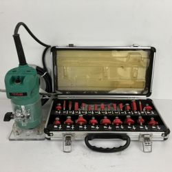 ЗЗ RYOBI リョービ 100v トリマー 別売ビットセット付 TR-51 グリーン Cランク