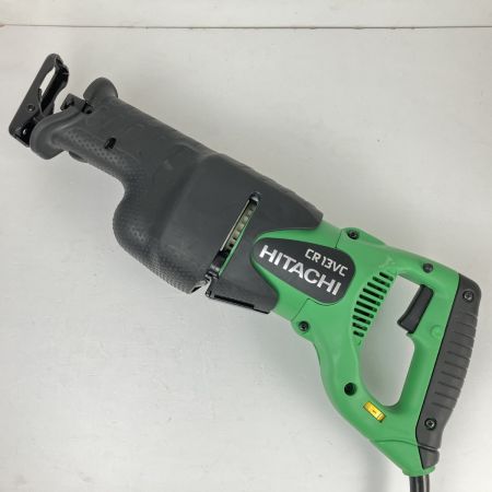 ЗЗ HITACHI 日立 130mm 100v セーバーソー 取説 ケース付 CR13VC ブラック×グリーン