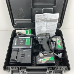ЗЗ HiKOKI ハイコーキ 限定色 36v インパクトドライバ 充電器 バッテリー×2 ケース付 WH36DC ブラック×ゴールド Aランク