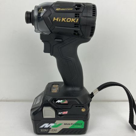 ЗЗ HiKOKI ハイコーキ 限定色 36v インパクトドライバ 充電器 バッテリー×2 ケース付 WH36DC ブラック×ゴールド