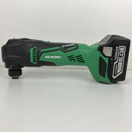 ЗЗ HiKOKI ハイコーキ 18v 充電式マルチツール バッテリー×2 ケース付 ※充電器なし CV18DBL グリーン
