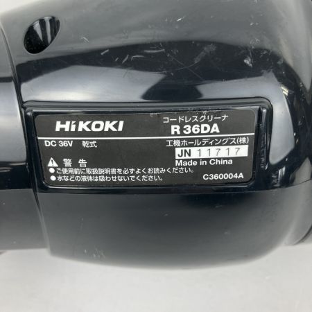 ЗЗ HiKOKI ハイコーキ 36v コードレスクリーナー ※バッテリー、充電器無し R36DA ブラック