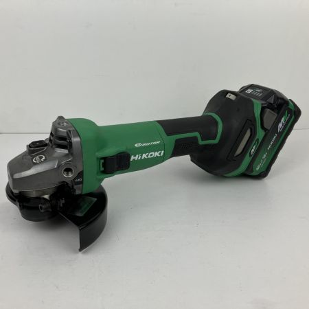ЗЗ HiKOKI ハイコーキ 36v 125mm ディスクグラインダ バッテリーx1 充電器 ケース付 G3613DC グリーン