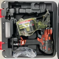 MAX マックス 65mm 高圧 エア釘打ち機 ケース付 HN-65N3(D) レッド Cランク