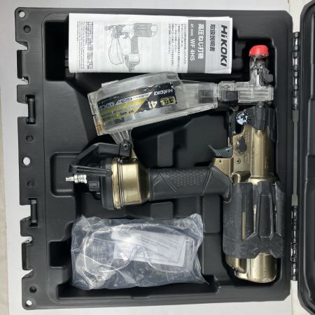 ЗЗ HiKOKI ハイコーキ 41mm 高圧 ねじ打ち機 ケース付 WF4HS ゴールド×ブラック