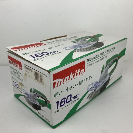 ЗЗ MAKITA マキタ 100v 160mm 芝生バリカン 延長コード 箱 取説付 MUM1600 グリーン×ホワイト