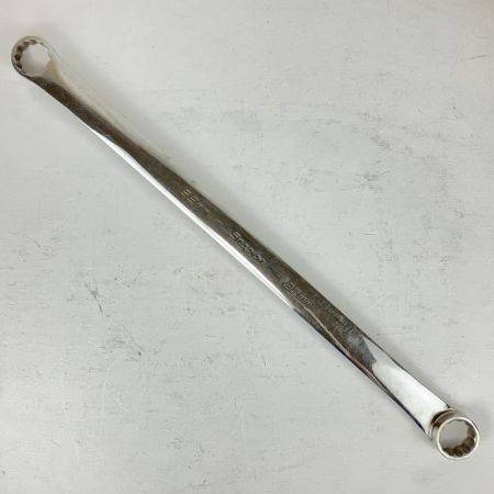 ЗЗ Snap-on スナップオン 22ｍｍ/24ｍｍ ロングストレートメガネレンチ 本体のみ XDHFM2224 シルバー