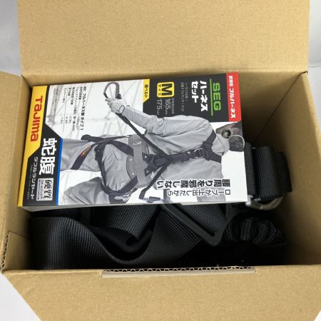 ЗЗ TAJIMA タジマ Mサイズ フルハーネス型安全帯 蛇腹ダブルランヤードL2 箱付 A1GSMJR-WL2BK ブラック