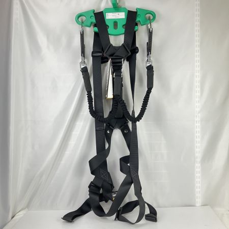 ЗЗ TAJIMA タジマ Lサイズ フルハーネス型安全帯 蛇腹ダブルランヤードL2 本体のみ A1GSLJR-WL2BK ブラック