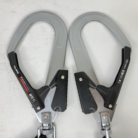 ЗЗ TAJIMA タジマ Lサイズ フルハーネス型安全帯 蛇腹ダブルランヤードL2 本体のみ A1GSLJR-WL2BK ブラック