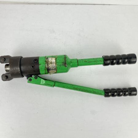 ЗЗ CACTUS 手動油圧式圧着工具 押ダイス×2 受ダイス×5 ケース付 S-150E グリーン