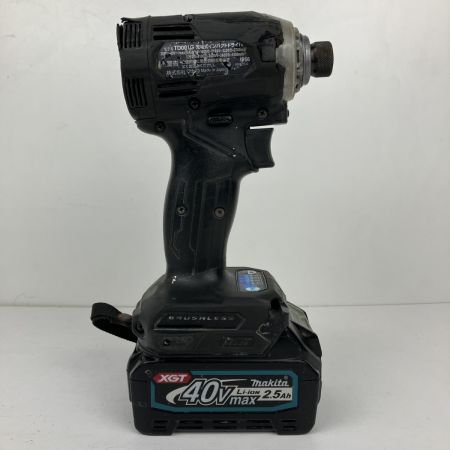 ЗЗ MAKITA マキタ 40v インパクトドライバ バッテリーx1 充電器 ケース付 TD001G ブラック