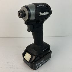 ЗЗ MAKITA マキタ 18v インパクトドライバ バッテリーx1付 TD173D ブラック Cランク