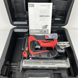 ЗЗ MAX マックス 35mm 18v 充電式フィニッシュネイラ 取説 ケース付 TJ-35FN2 レッド×ブラック Cランク