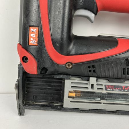 ЗЗ MAX マックス 35mm 18v 充電式フィニッシュネイラ 取説 ケース付 TJ-35FN2 レッド×ブラック