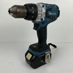 ЗЗ MAKITA マキタ 18v 震動ドライバドリル バッテリーx1付 HP481D ブルー Cランク