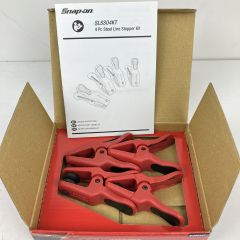  Snap-on スナップオン スチールラインストッパーキット 4個 箱・ 取説付 SLSS04KT レッド Aランク