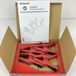 ＊＊ Snap-on スナップオン スチールラインストッパーキット 4個 箱・ 取説付 SLSS04KT レッド Aランク