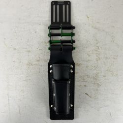 ЗЗ KNICKS ポンププライヤー・ペンチホルダー アルミベルトループ付 KB-201PADX ALU-15 ブラック×グリーン Bランク