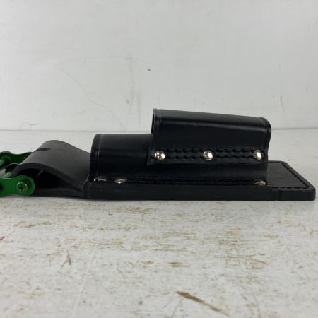 ЗЗ KNICKS ポンププライヤー・ペンチホルダー アルミベルトループ付 KB-201PADX ALU-15 ブラック×グリーン